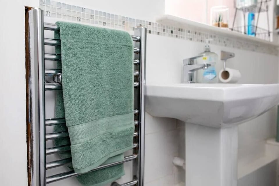 Soft, fluffy, and ready for you—enjoy our high-quality bath towels during your stay.