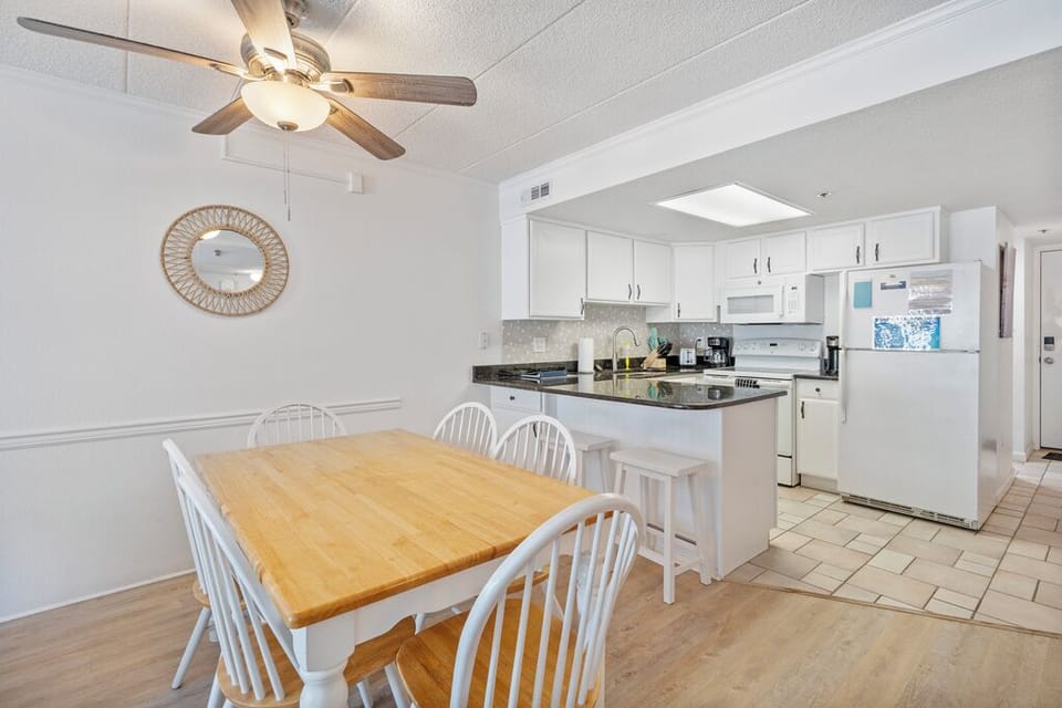 Stay connected to the whole family with the open floor plan throughout the living area.