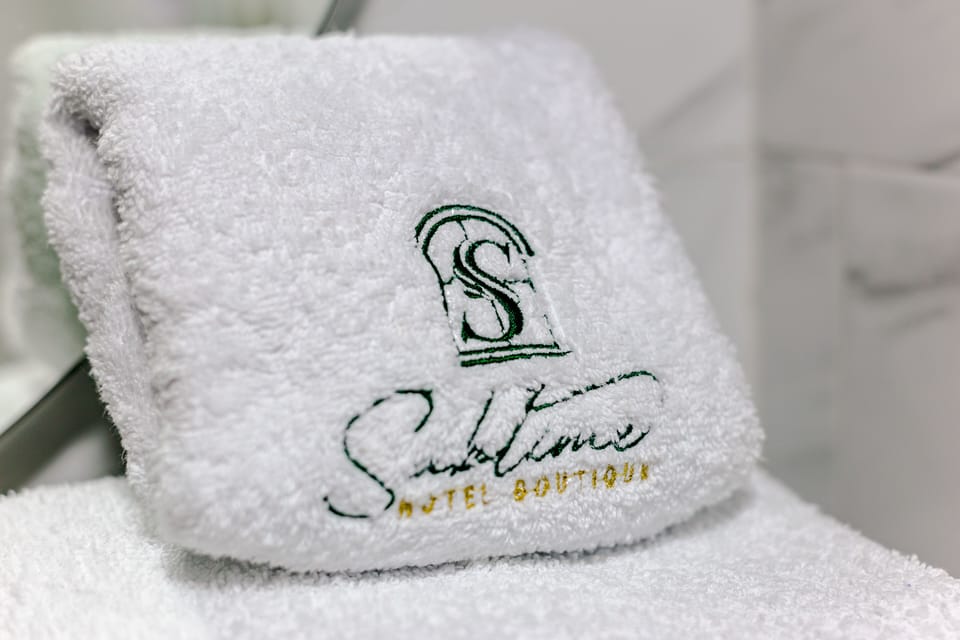 Free toiletries, towels
