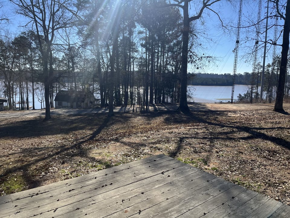 Lake View From Side Porch