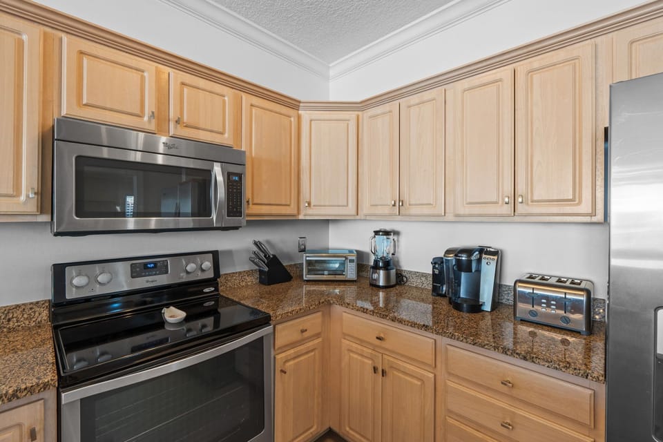 Full Size Kitchen with Gulf View