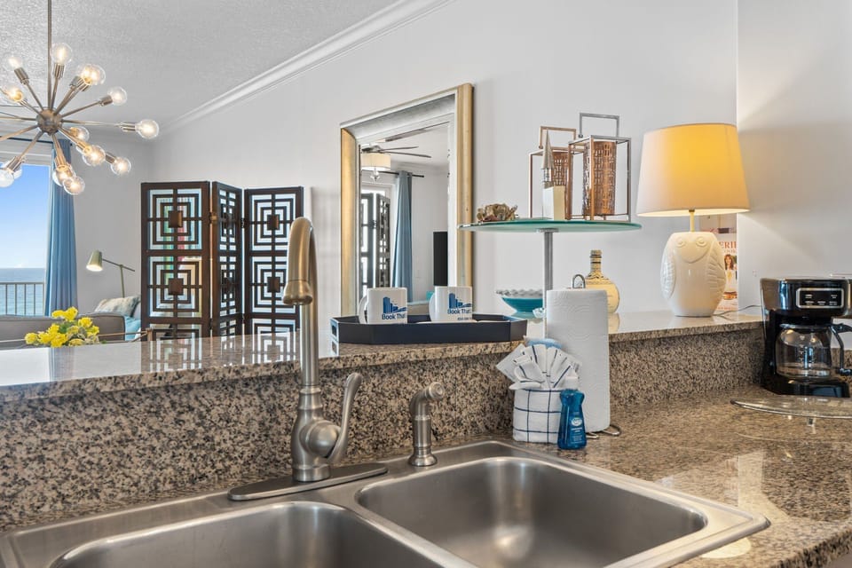Full Size Kitchen with Gulf View