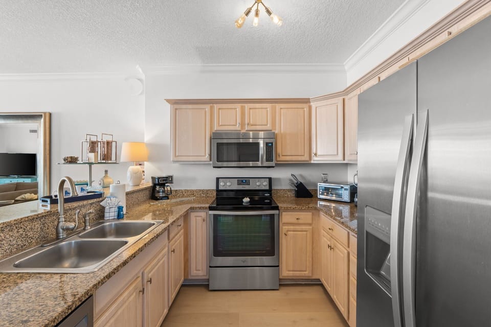 Full Size Kitchen with Gulf View