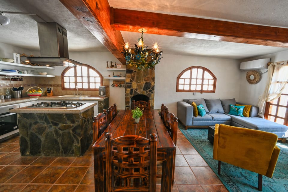 Kitchen, Dining, Living Room