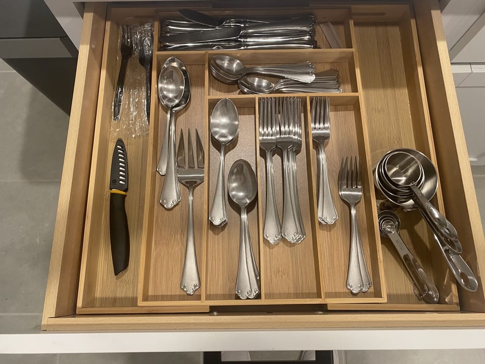 Flatware and baking measuring cups