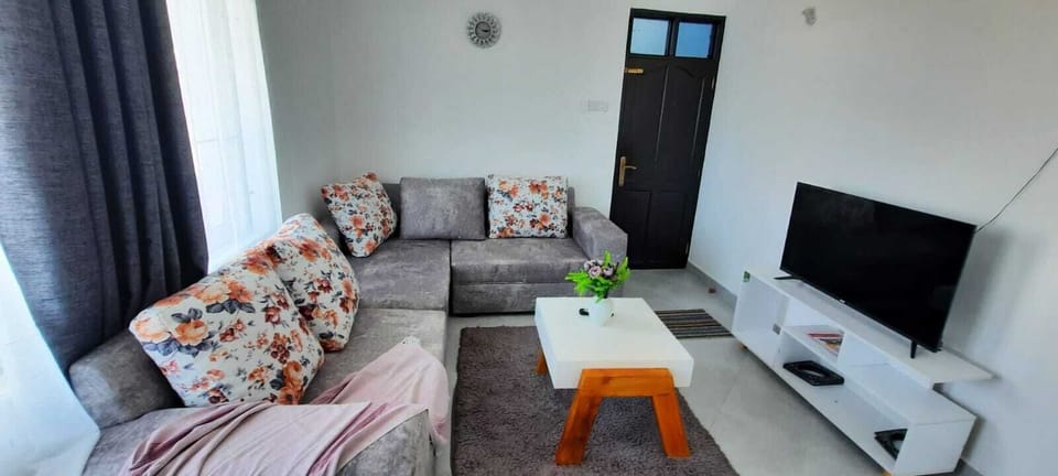 Design Apartment | Living area | 24-inch Smart TV with digital channels