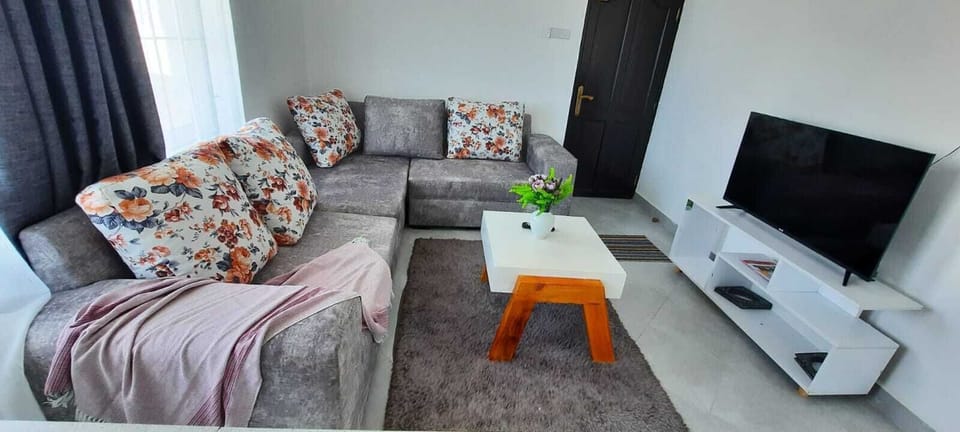 Design Apartment | Living area | 24-inch Smart TV with digital channels