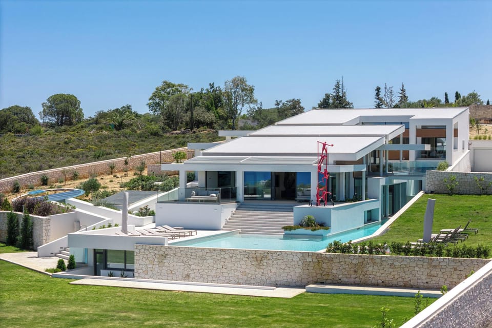 A private, L-shaped, 136 sq.m. ecological salt water swimming pool, (0,70 - 1,40 m deep)