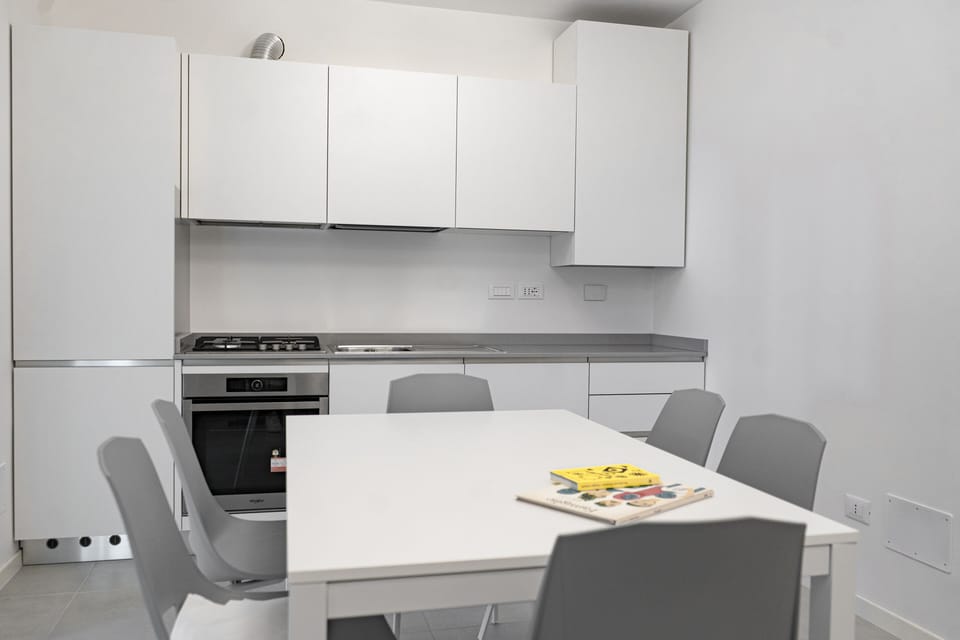 Classic Apartment | Private kitchen | Full-size fridge, microwave, stovetop, dishwasher