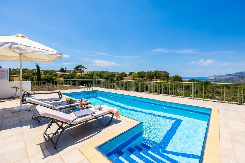 Private pool and terrace with views
