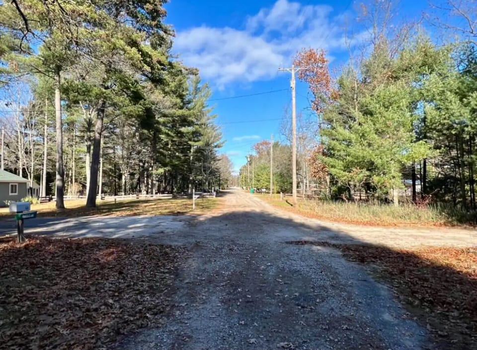 Public beach access is a short walk down on the right side.