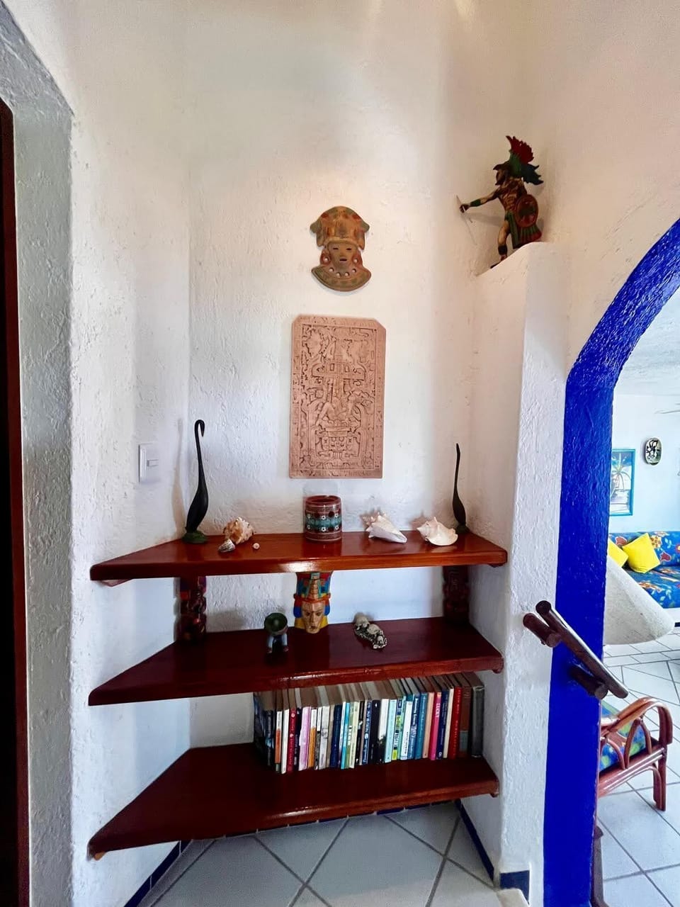 Hallway between bedrooms