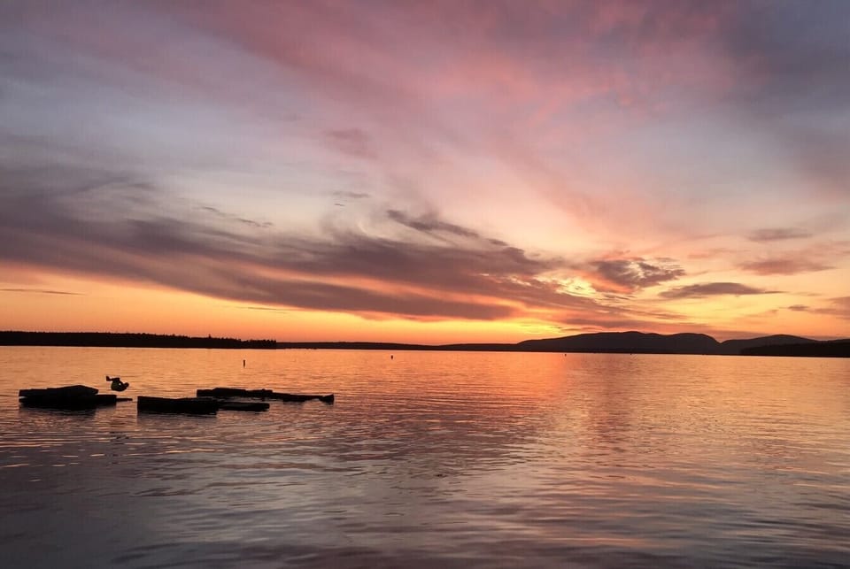 Sunset at Hadley Point Beach