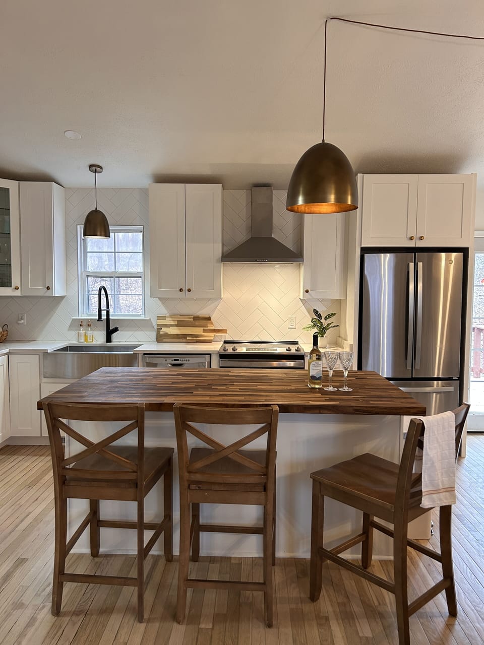 Brand new open concept kitchen