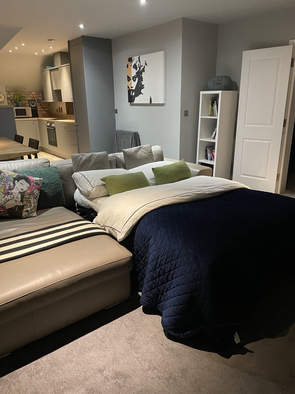 Bed sofa set up