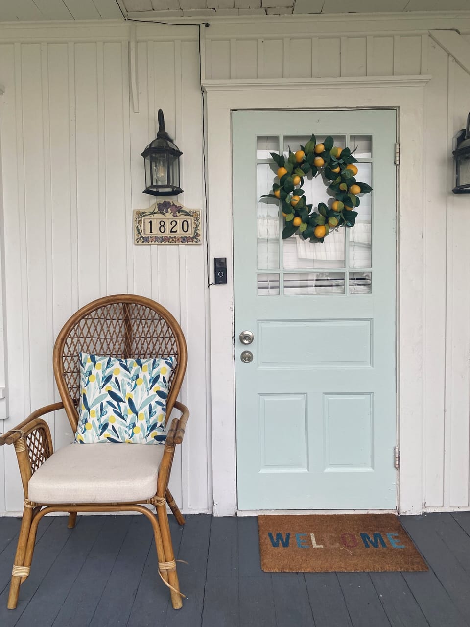 Main cottage front door