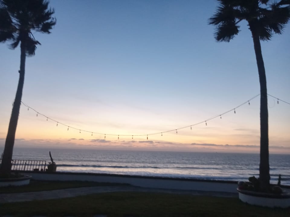 Sunset from the villa 