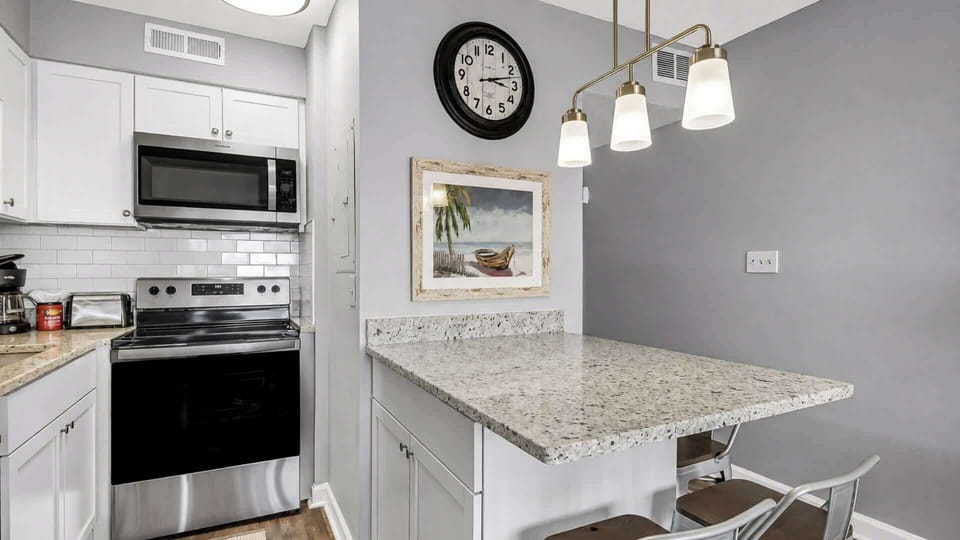 Kitchen with island seating