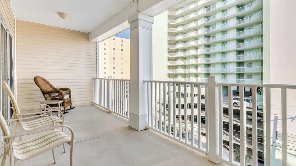 Two ocean-view balconies mean room to sit back with a coffee or a sunset.