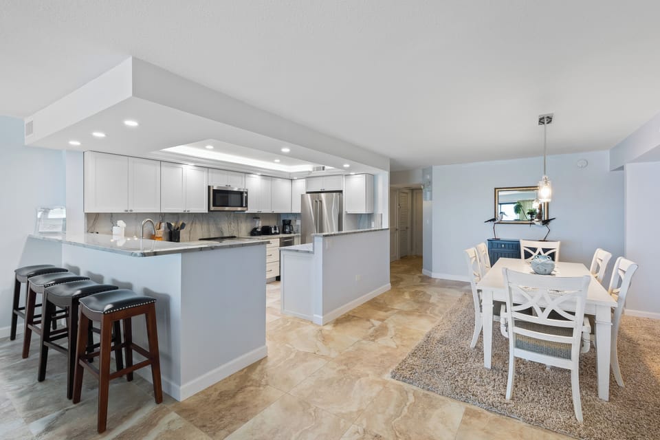Open Kitchen and Dining Area