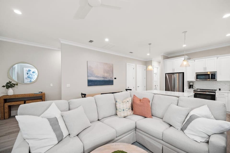 Spacious and airy living space