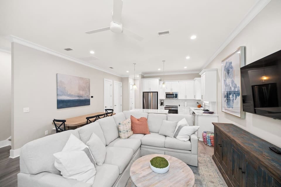 Spacious and airy living space