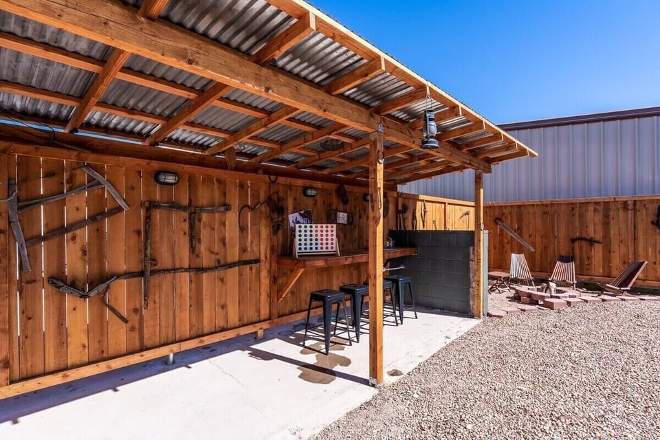 Cook out on the grill, play some yard games, enjoy your own private corner of Tombstone.