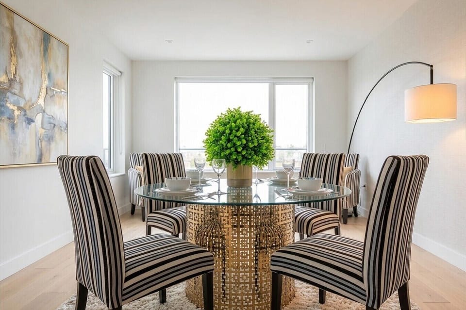 Elegant dining area ideal for intimate meals and meaningful gatherings