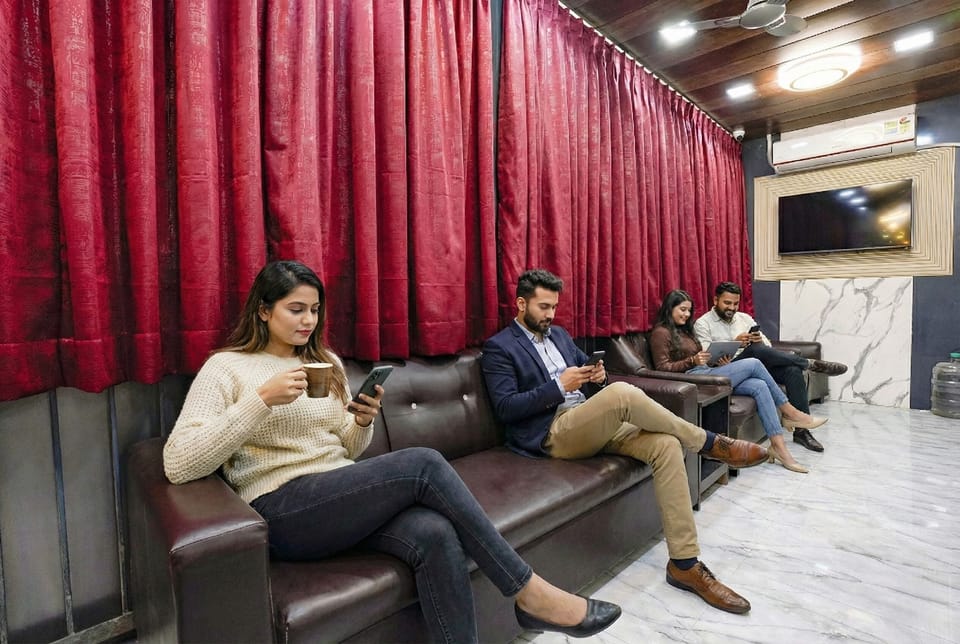 Lobby sitting area