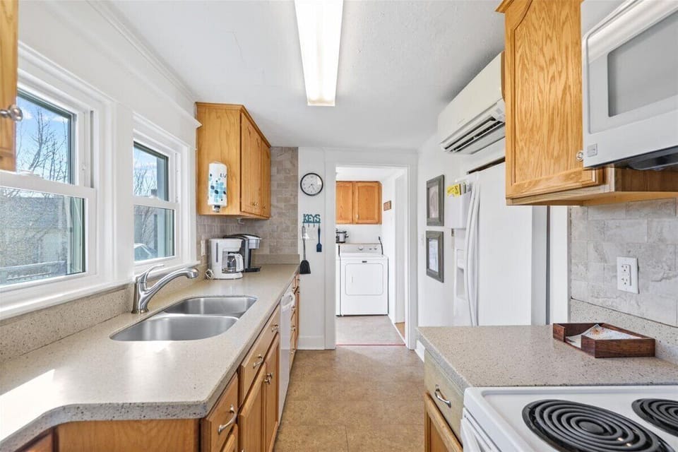 The Galley Style Kitchen has all the comforts of home.