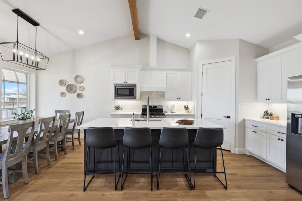 Fully stocked kitchen