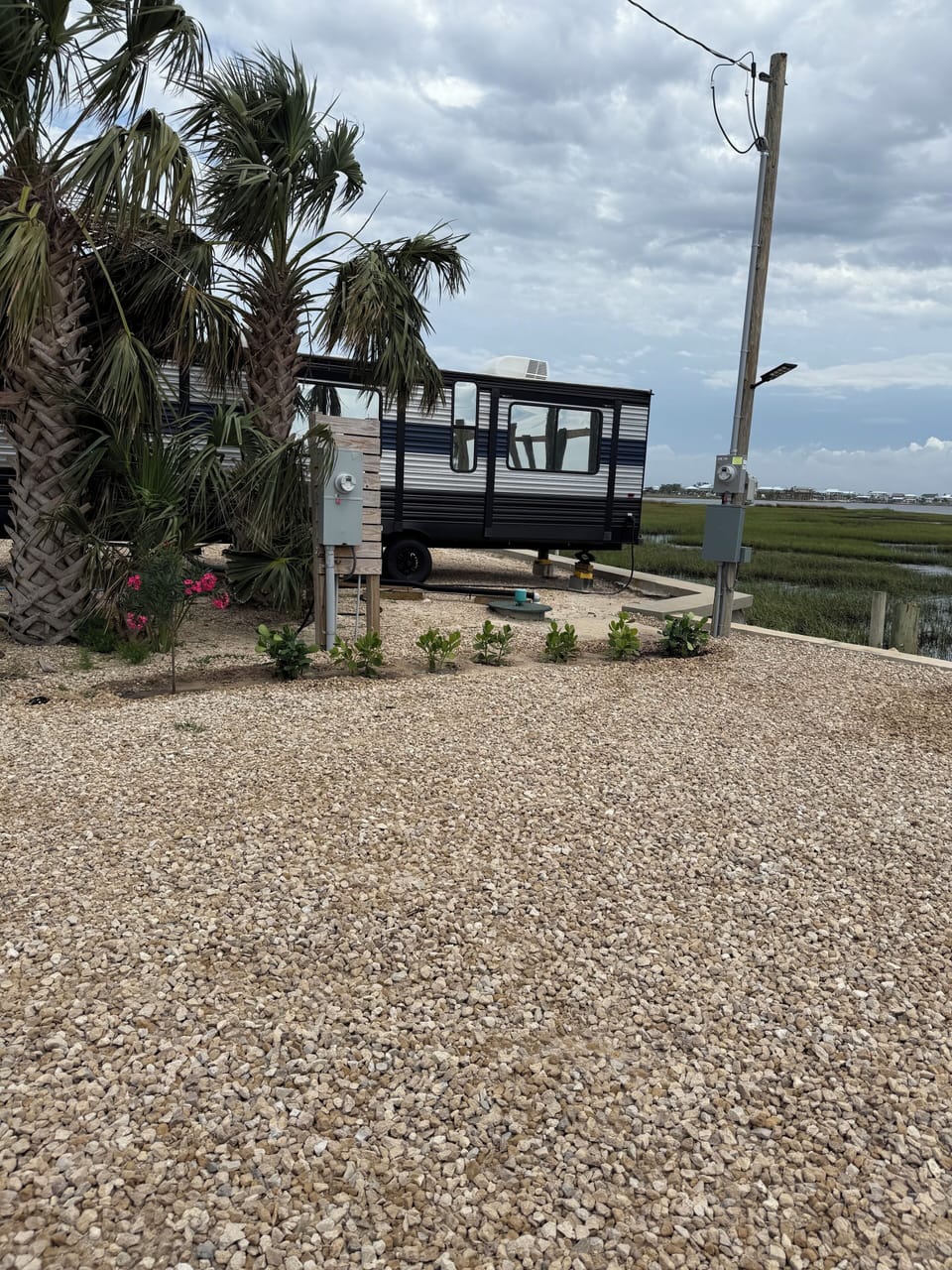 East side of Rv lot