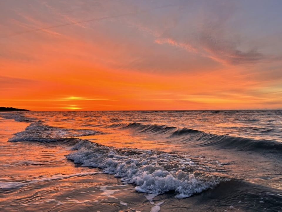 Sunrise on the beach