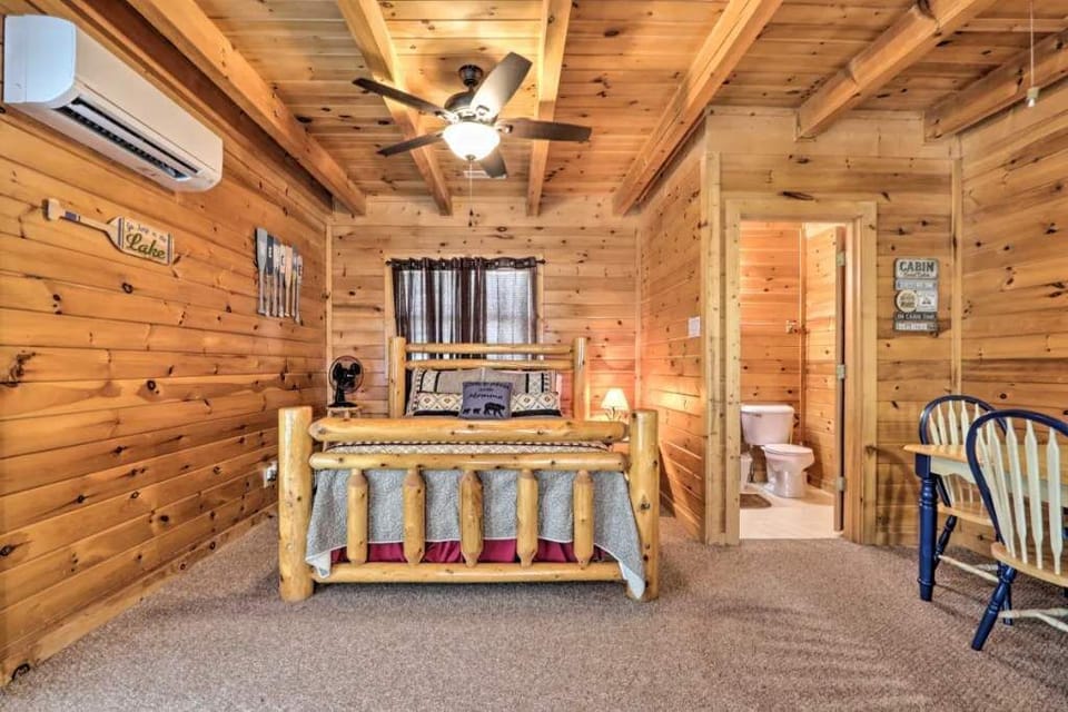 Queen Bed in Loft with 1/2 Bath