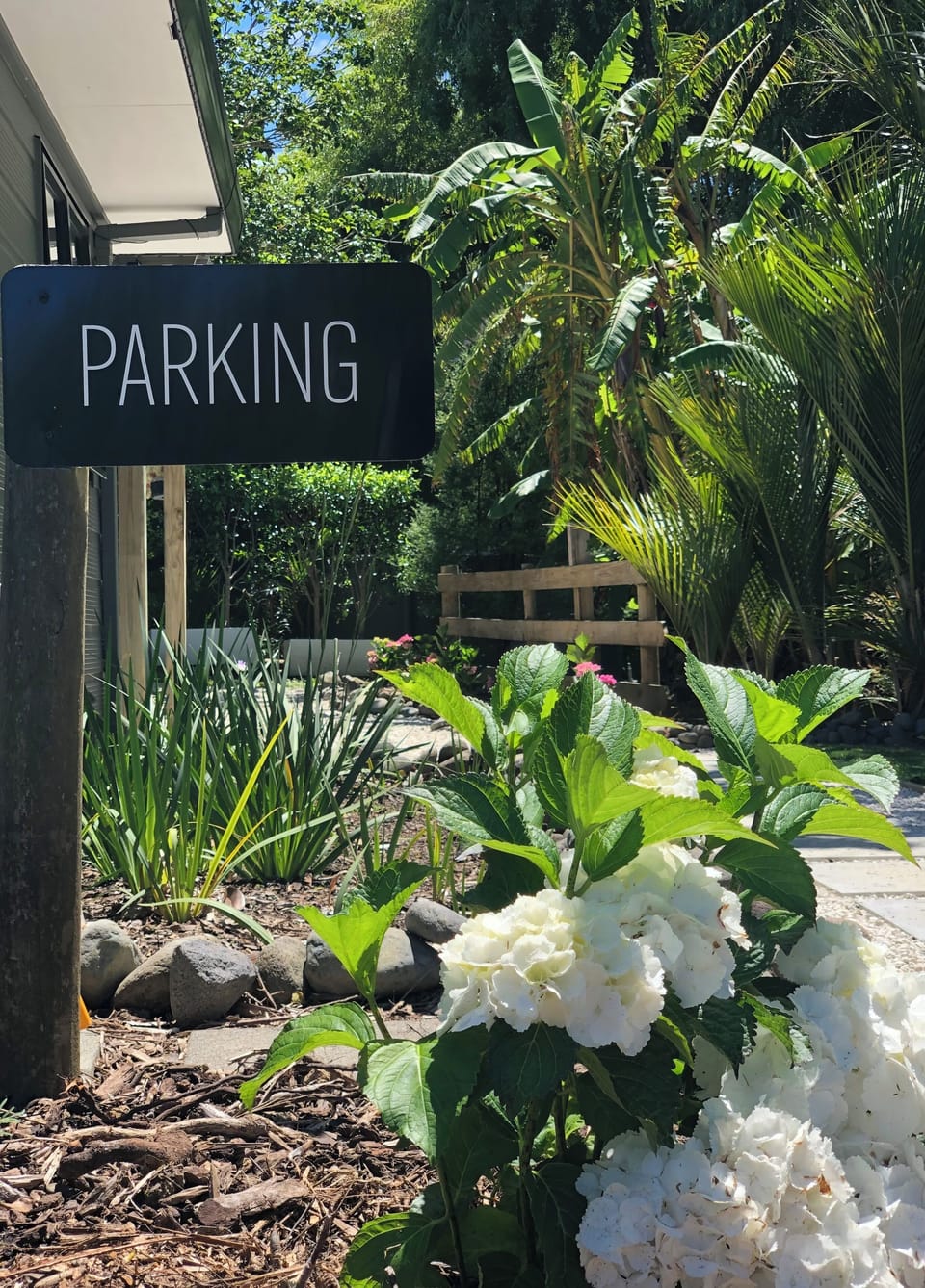Parking is clearly signposted on arrival leading you to the entrance 
