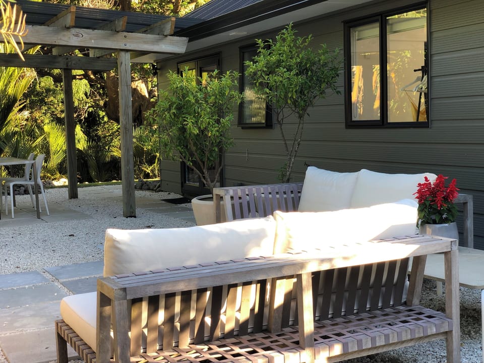 The Villetta has its own Italian private outdoor courtyard 