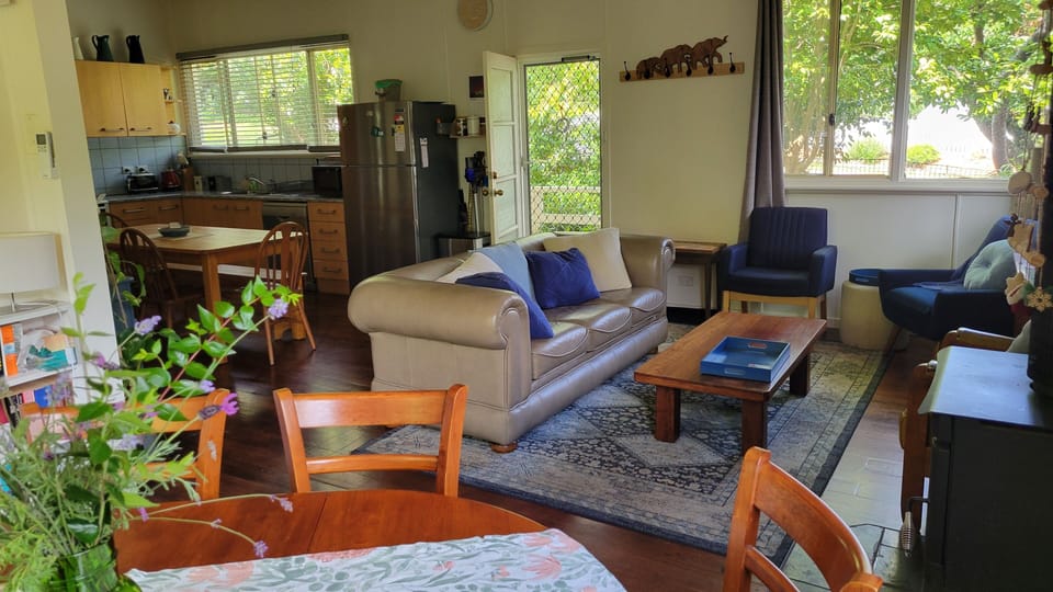 Comfortable living room and kitchen