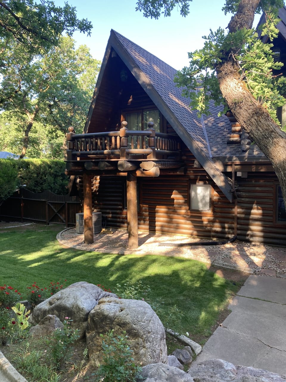 Master bedroom deck