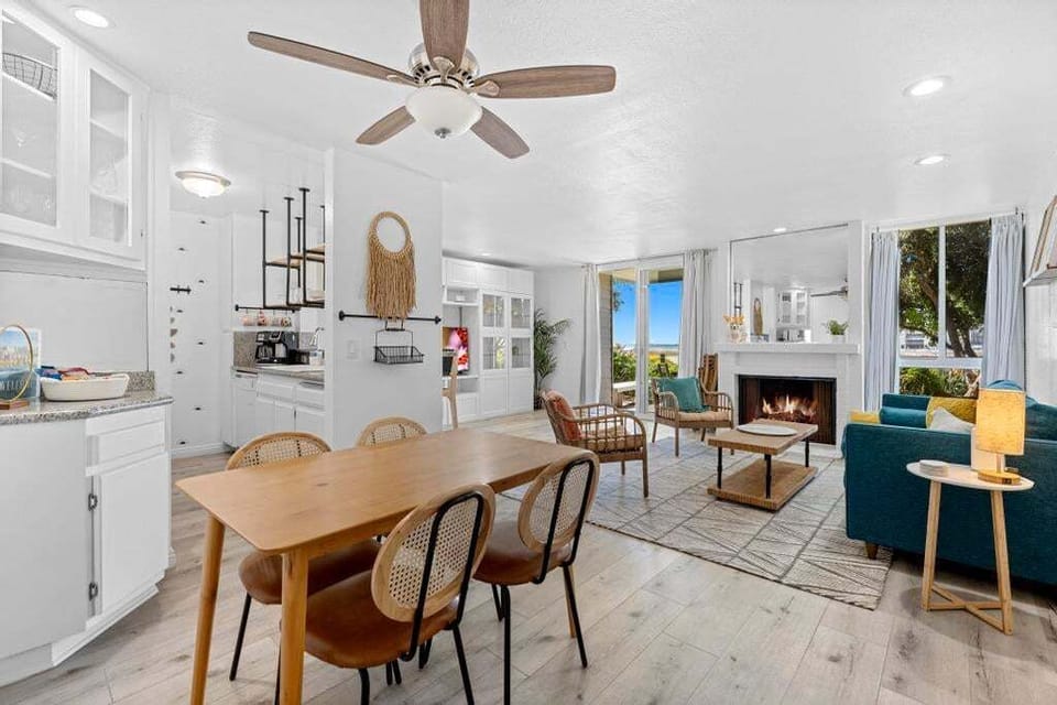 Experience the perfect blend of relaxation and culinary convenience in our open concept living and dining area.