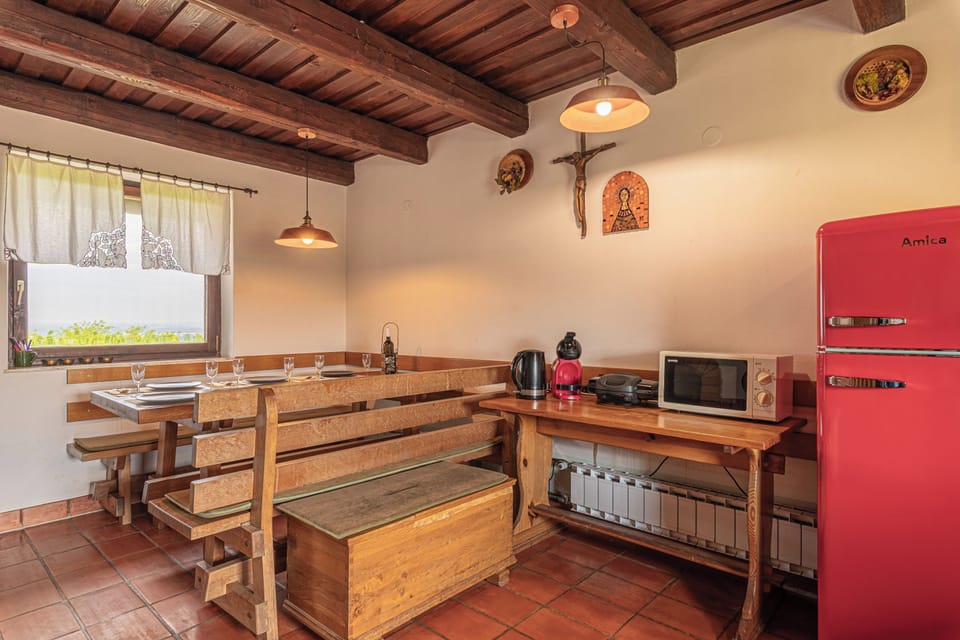 Kitchen and dining area