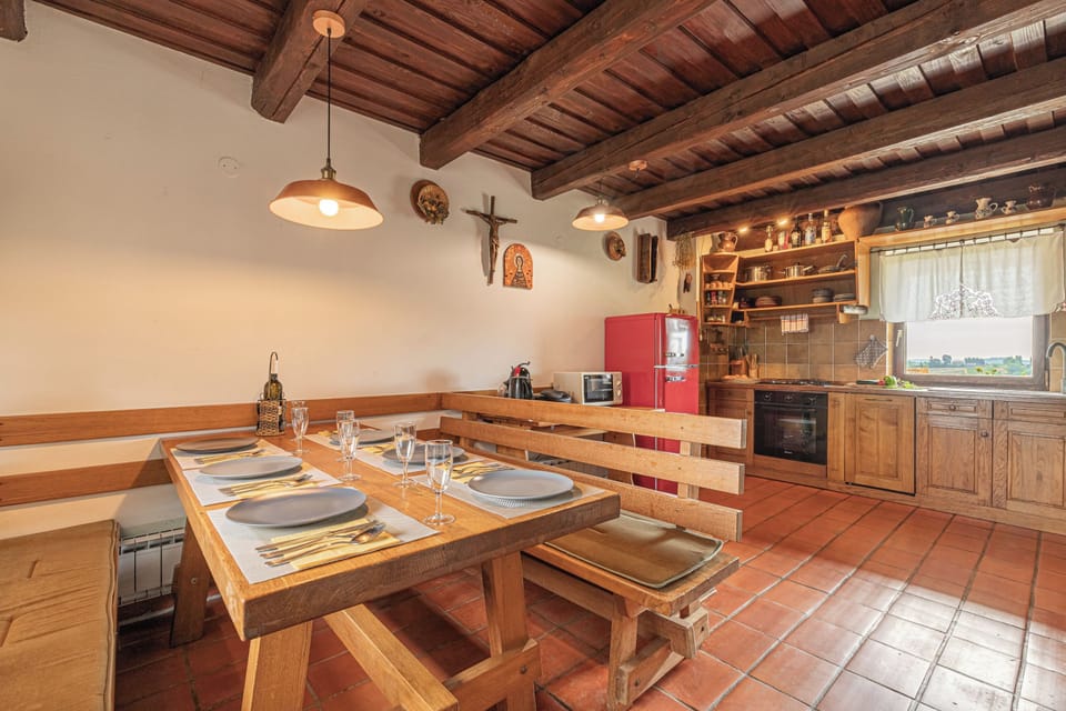 Kitchen and dining area