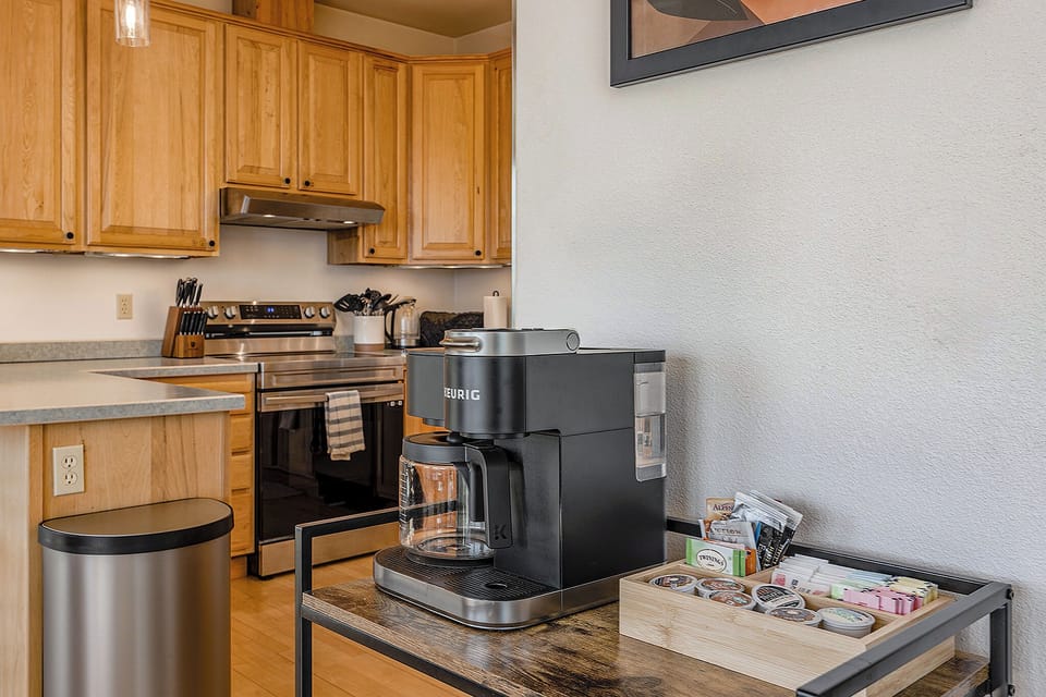 Coffee bar.
