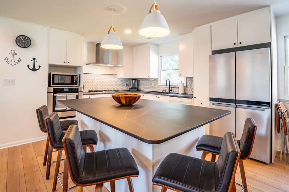Open Kitchen with Designer Countertops