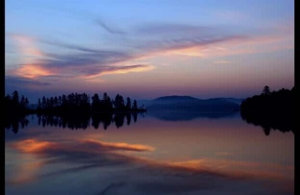 Dusk on Big Moose Lake