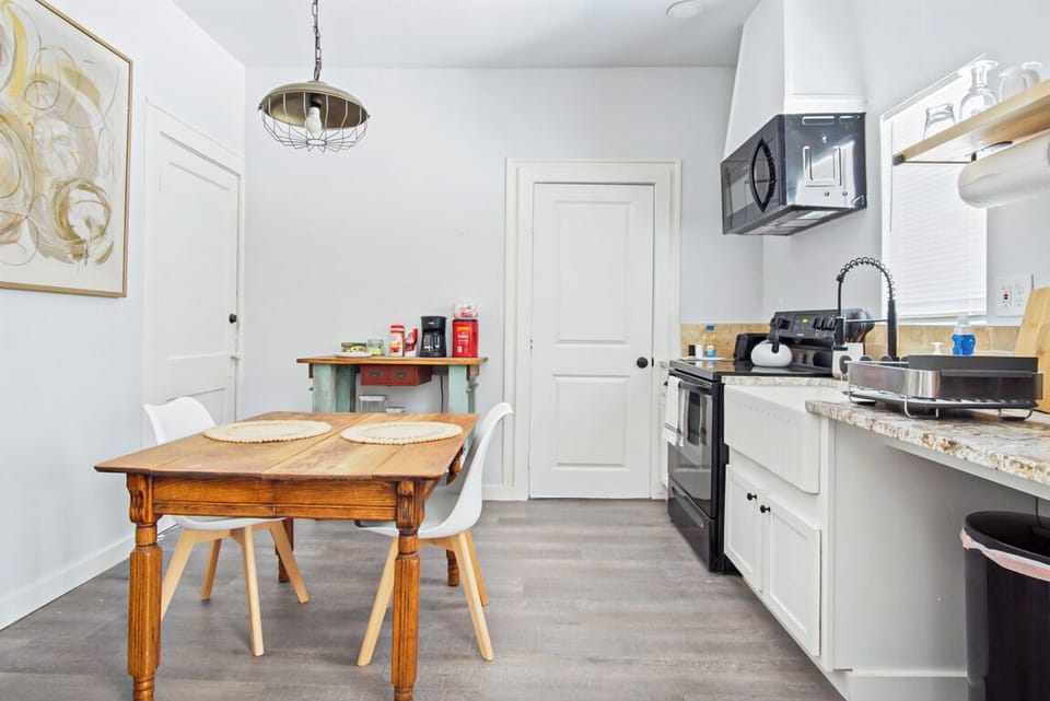 Whether it's breakfast or a late-night snack, the dining area makes every meal a shared experience