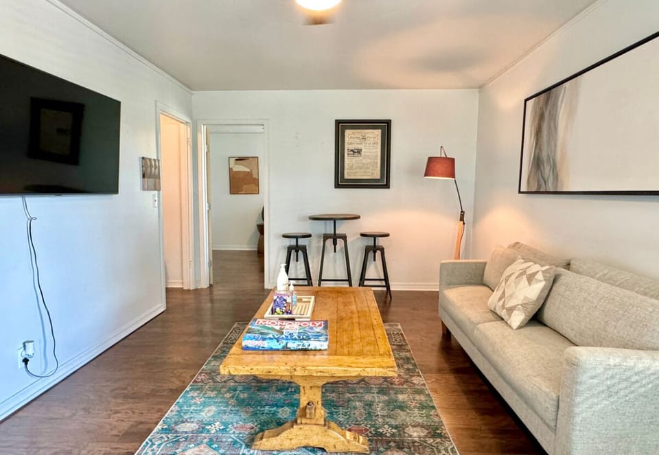 Enjoy the elegant simplicity of a living room designed to make you feel right at home