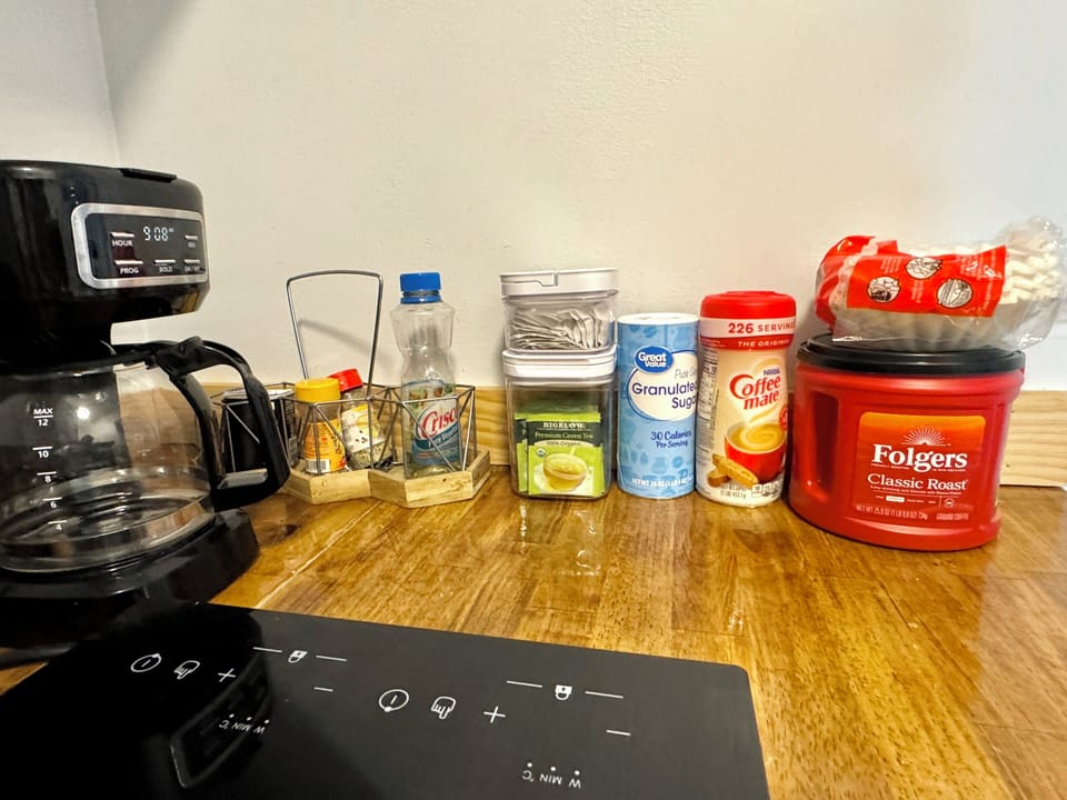 The kitchen’s open layout and modern amenities make it a pleasure to prepare meals.