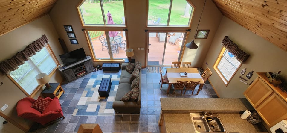 Main floor living/dining area.