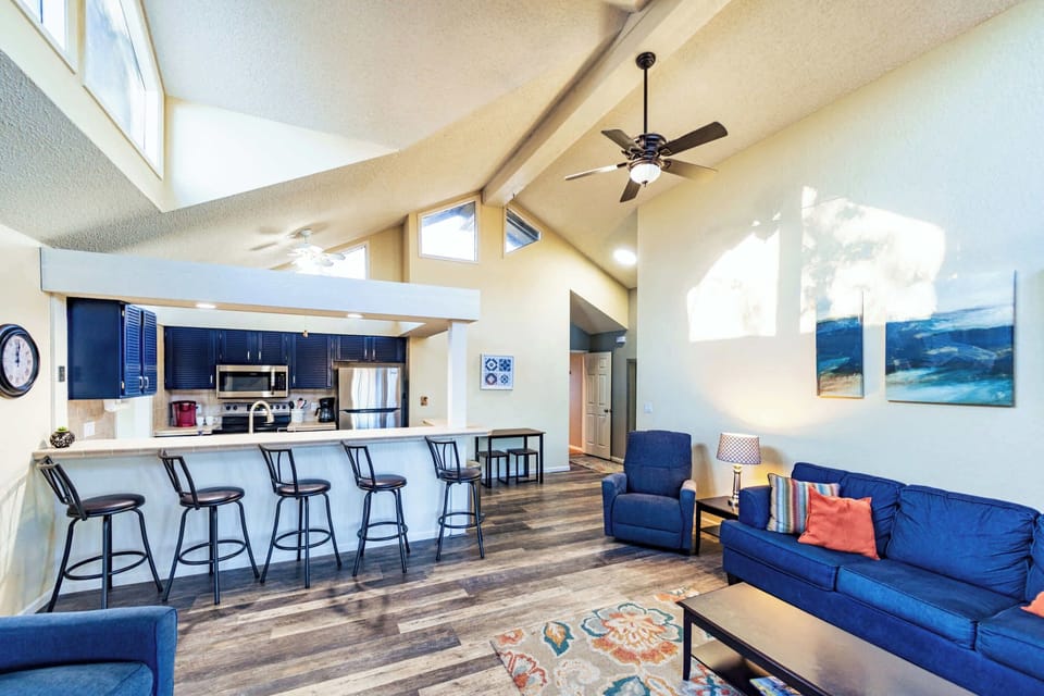 House, Multiple Beds, Pool Access (Serenity Now) | Living area | 42-inch flat-screen TV with cable channels, TV