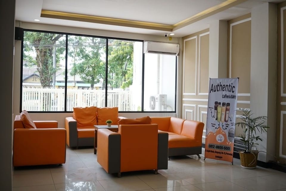 Lobby sitting area